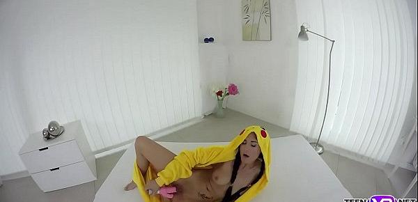  Cute Nicole Love VR pokemon pussy masturbation